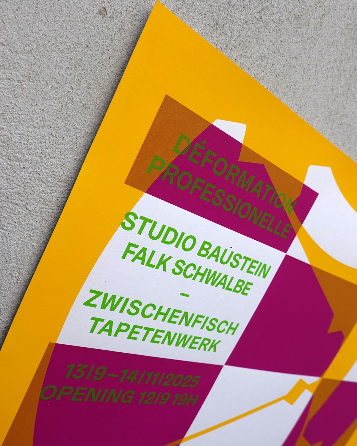 Exhibition Poster »Déformation Professionelle«