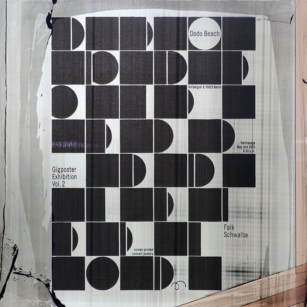 Exhibition Gigposter at Dodo Beach Vol. 2