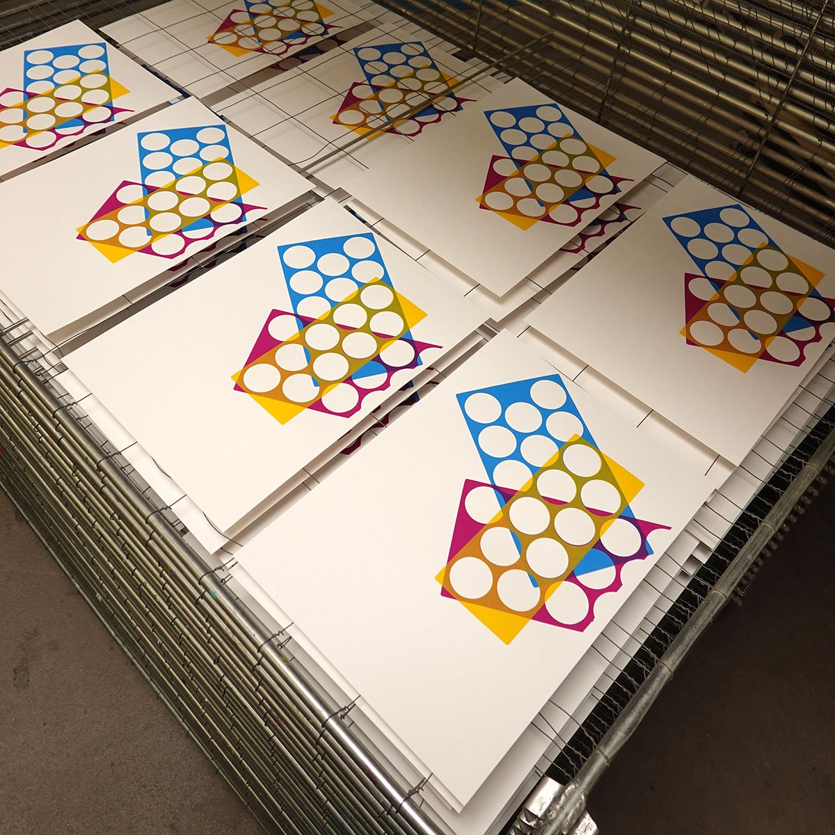 Kunstdruck Hit 02, Siebdruck Grafik