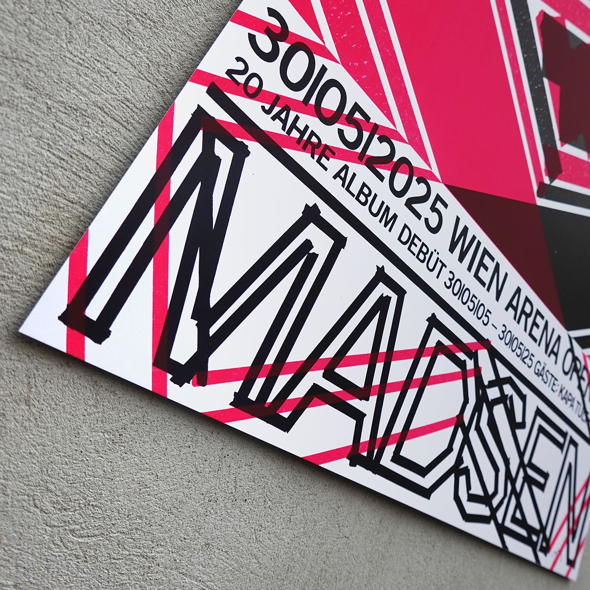 Gig Poster für Madsen