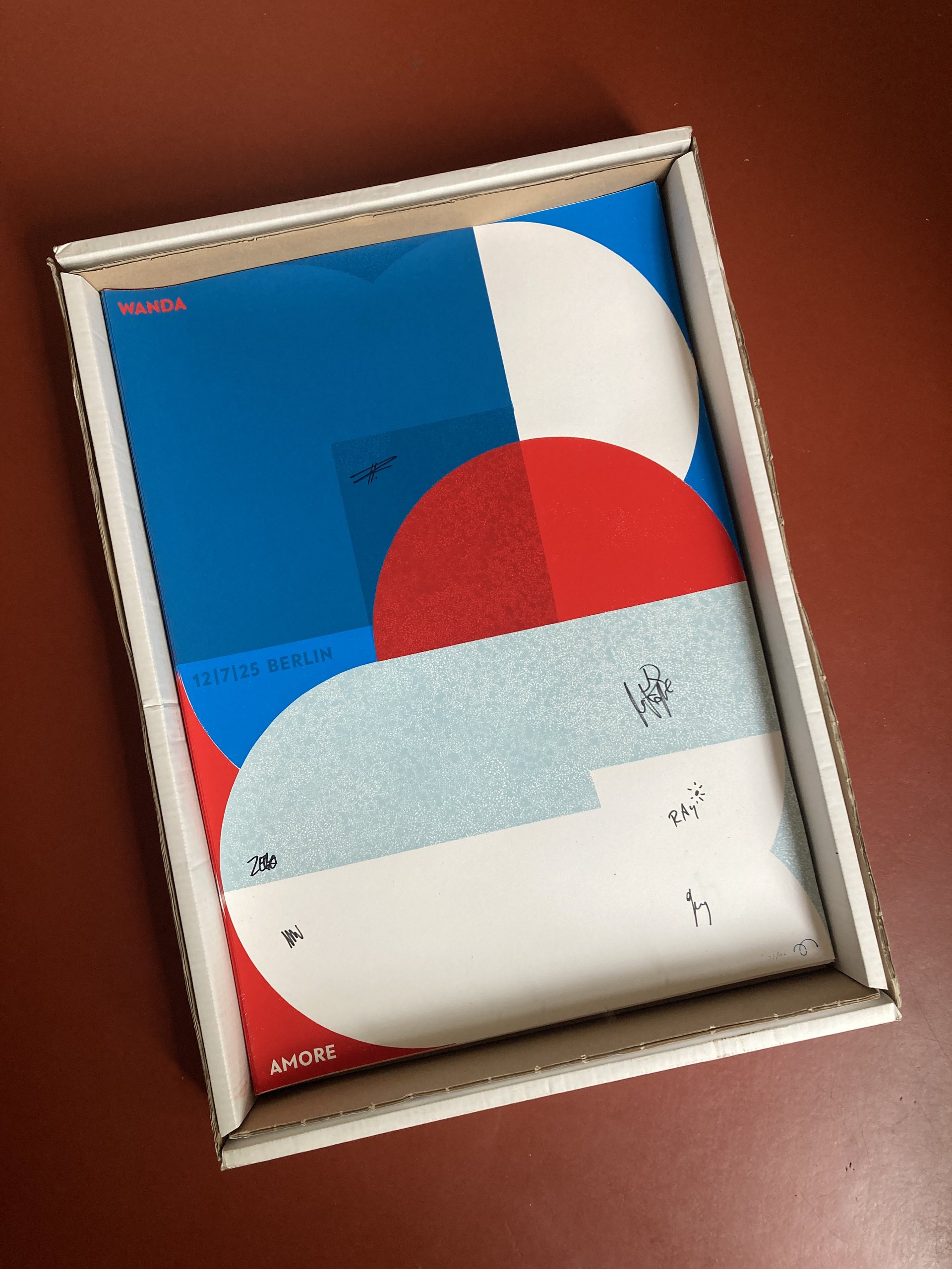 Gig Poster für Wanda